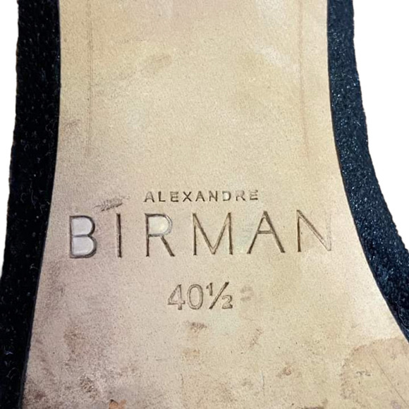 Alexandre‎ Birman Heels Black Ankle Strap Size 40.5 - Picture 6 of 7